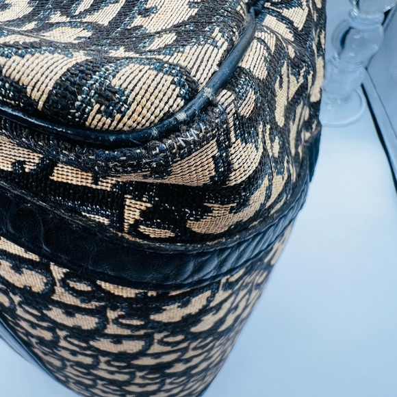 Dior Boston Trotter Bag - Navy/Tan - Picture 9 of 16